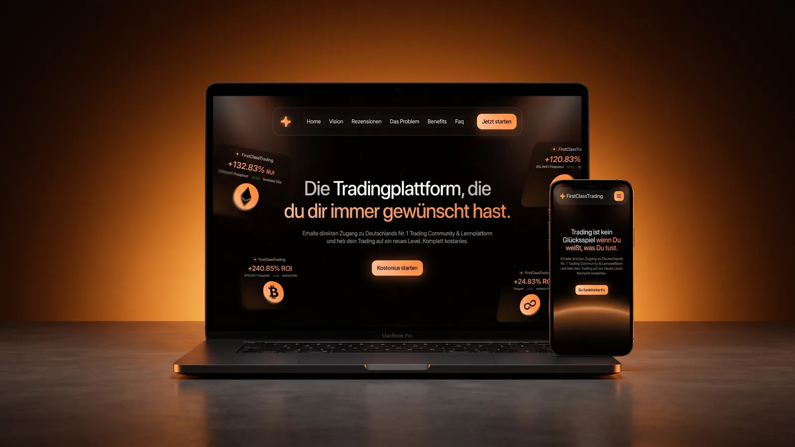 FirstClassTrading — Projekt-Mockup