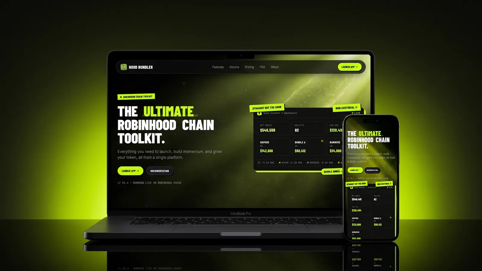 Hood Bundler — Projekt-Mockup
