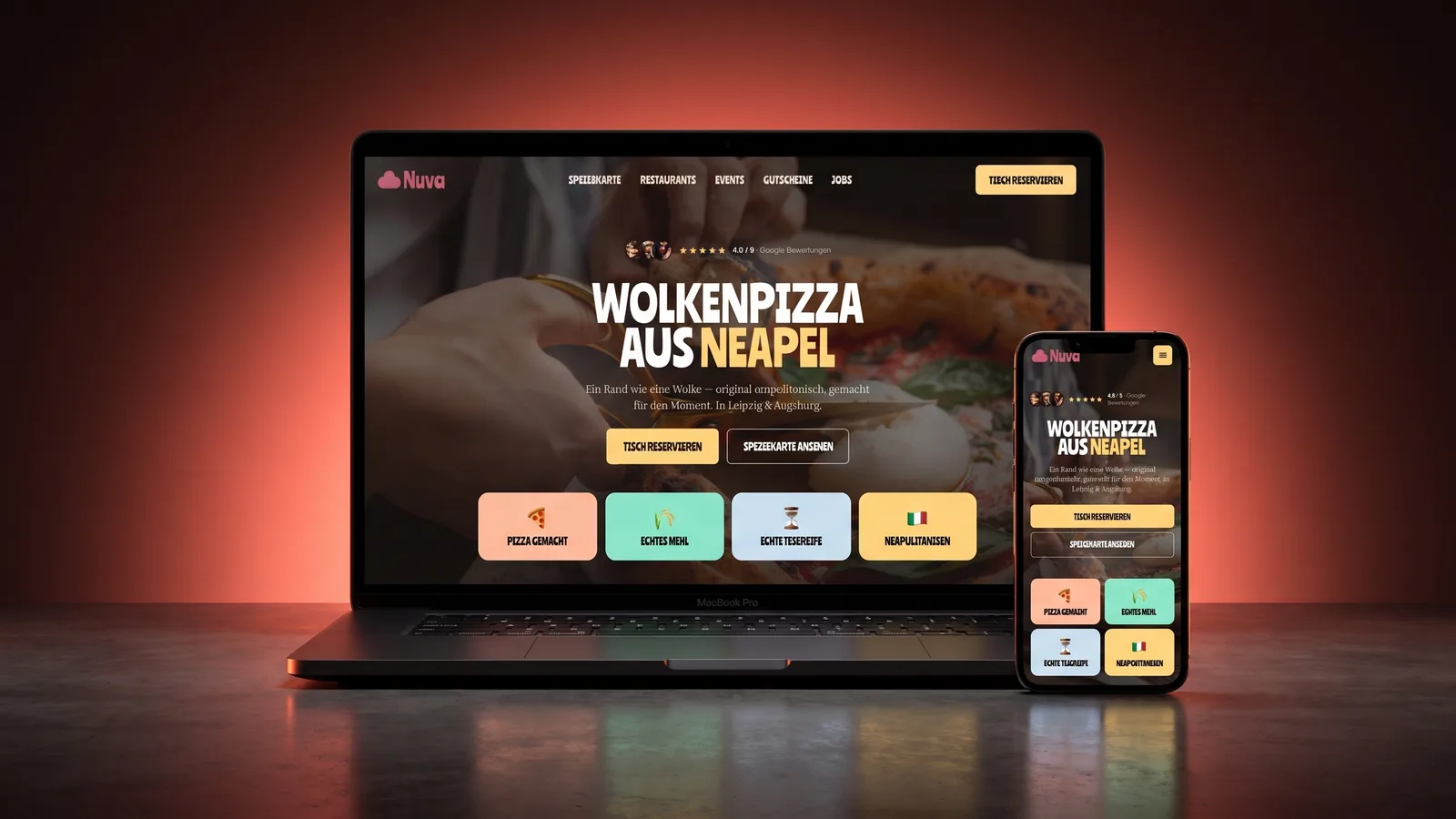 Nuva — Projekt-Mockup